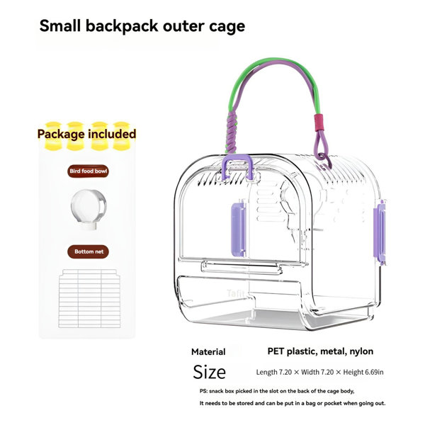 Tucker Murphy Pet™ Portable Parrot Outdoor Cage Made Of Highly ...